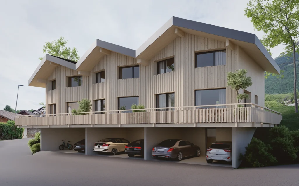 Projet Les Martelles à Mollens, Suisse by FM immobilier